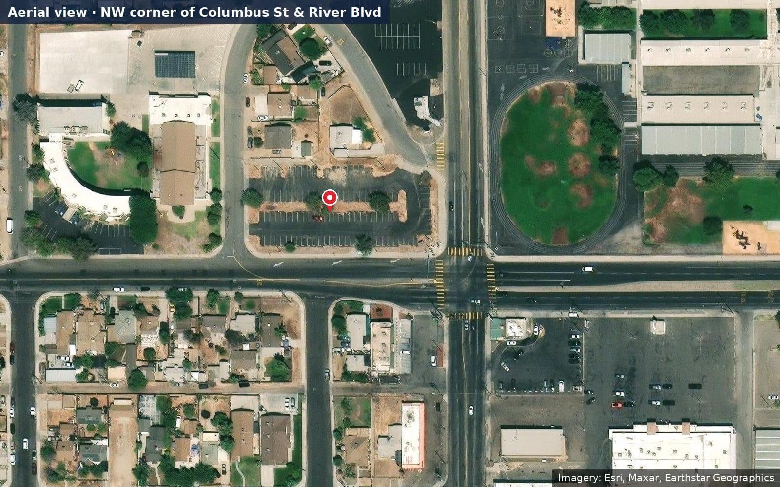Signalized Corner Commercial Land — 804 Columbus St